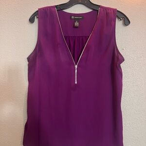 INC Purple Sleeveless Top